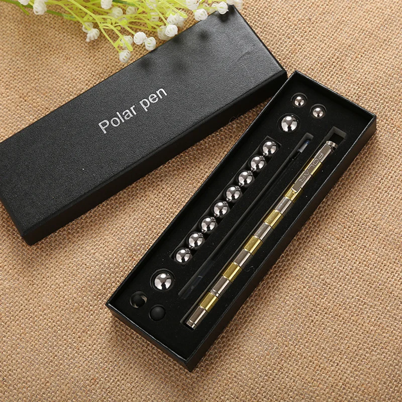 

Creative Magnetic Toy Pen Decompression Magnet Stylus Metal Magnetic Magnet Water-based Pen Magnetic Pens Writing Supplies Gifts
