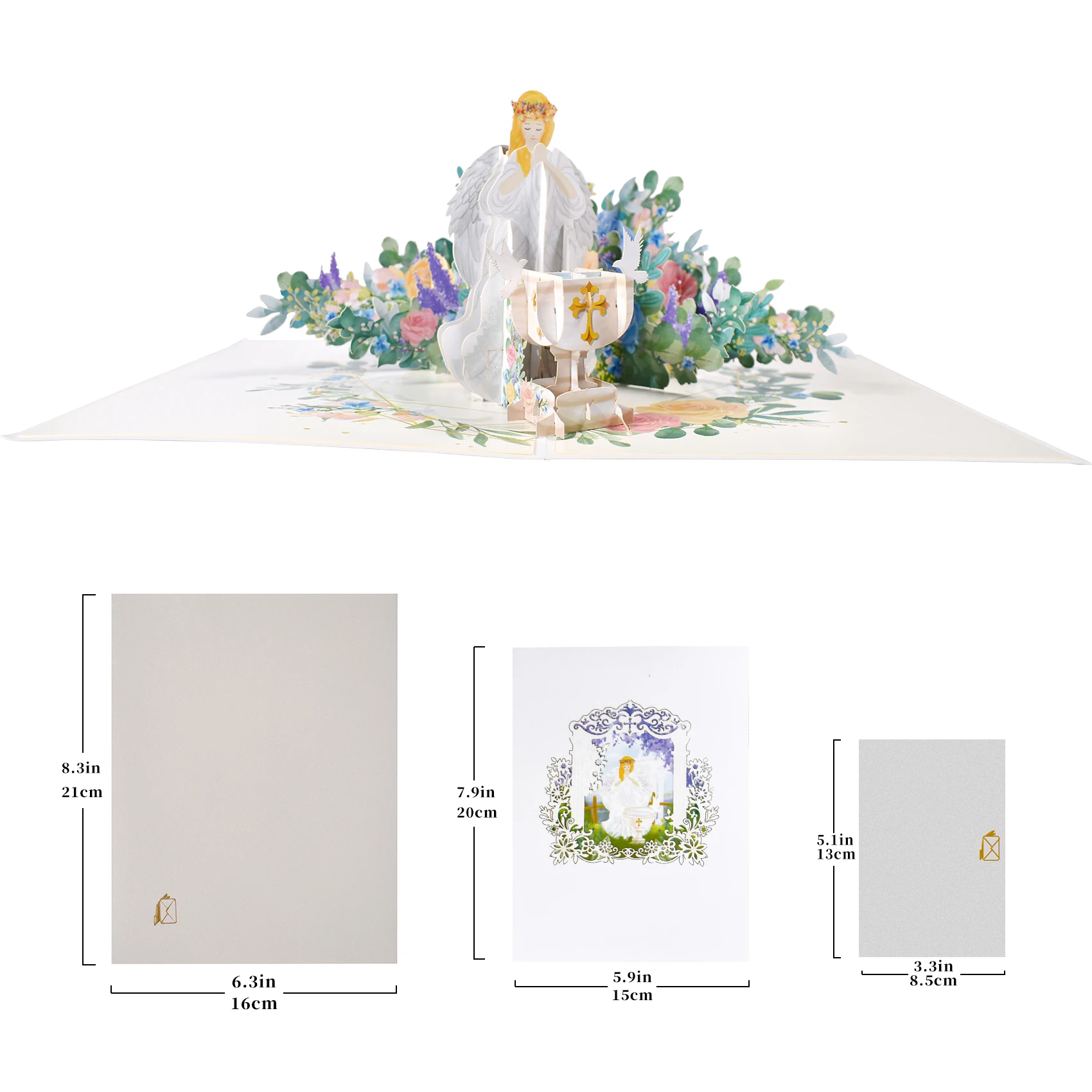 Открытка 3D Magic Ants для крестин