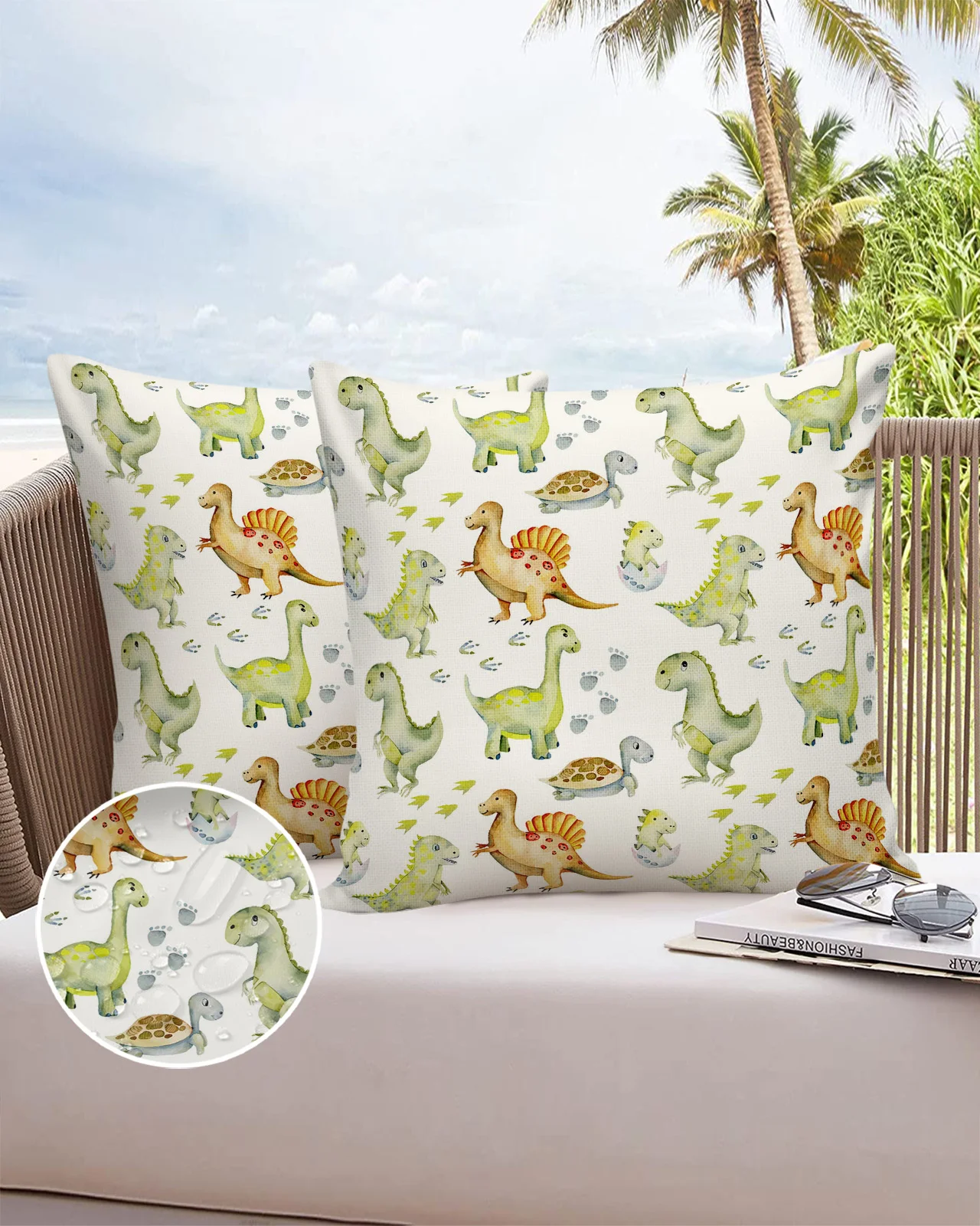 

Динозавр мультфильм Цветные подушки Чехол Набор Роскошные диванные подушки Чехол для кровати наволочка для домашнего декора чехол для под...