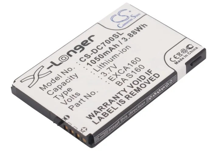 CS 1050 мАч/3.88Wh батарея для HTC всадник Excalibur 100 S620 S621 35H00080 00M EXCA160|Цифровые