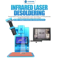 SUNSHINE SS-890D Intelligent Infrared Laser Desoldering Machine with 4800W camera microscope For Motherboard Chip IC CPU repair