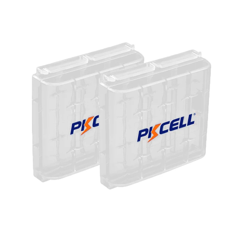 

2PC PKCELL Holder Case Plastic Portable Box For AA AAA Rechargeable / Primary Battery