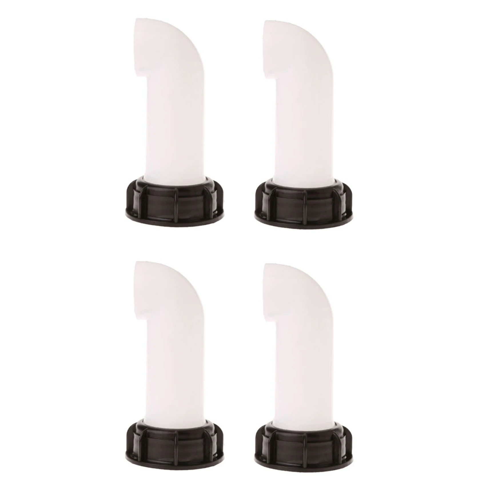 

4Pcs IBC Tote Tank Drain Cover Extension Spout Hose Nozzle Tap Cap Valve Female Thread