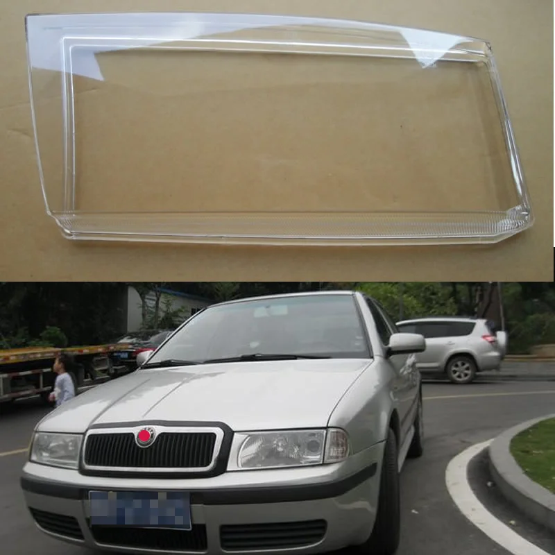 

Передний прозрачный стеклянный абажур для Skoda OCTAVIA модели 2001 2002 2003 2004 2005