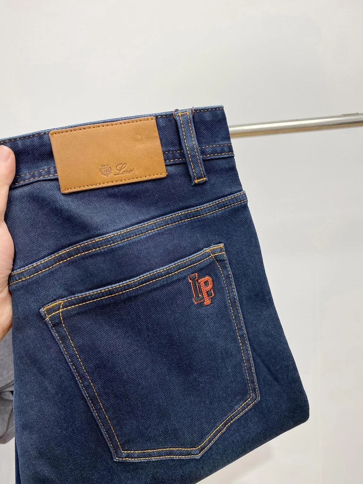 BILLIONAIRE OECHSLI Jeans Thick Cotton Men 2025 Autumn Winter new Straight Embroidery fashion Quality size 29-42 Pants