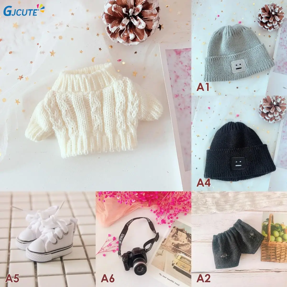 

20cm Movie Star Idol Plush Doll Suit Body-Shape Doll Accessories Birthday Present Replaceable Clothes Toys Gift