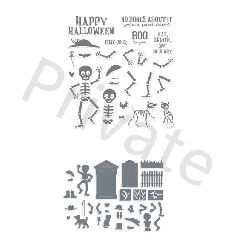 

Металлические Вырубные штампы с рисунком танцующего скелета и искусственных элементов, скрапбукинг, украшение «сделай сам», рельефный трафарет с тиснением, Новое поступление 2023