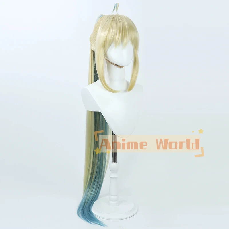 FGO Fate Grand Order Aesc парик для косплея Спасителя 120 см конский хвост синтетические