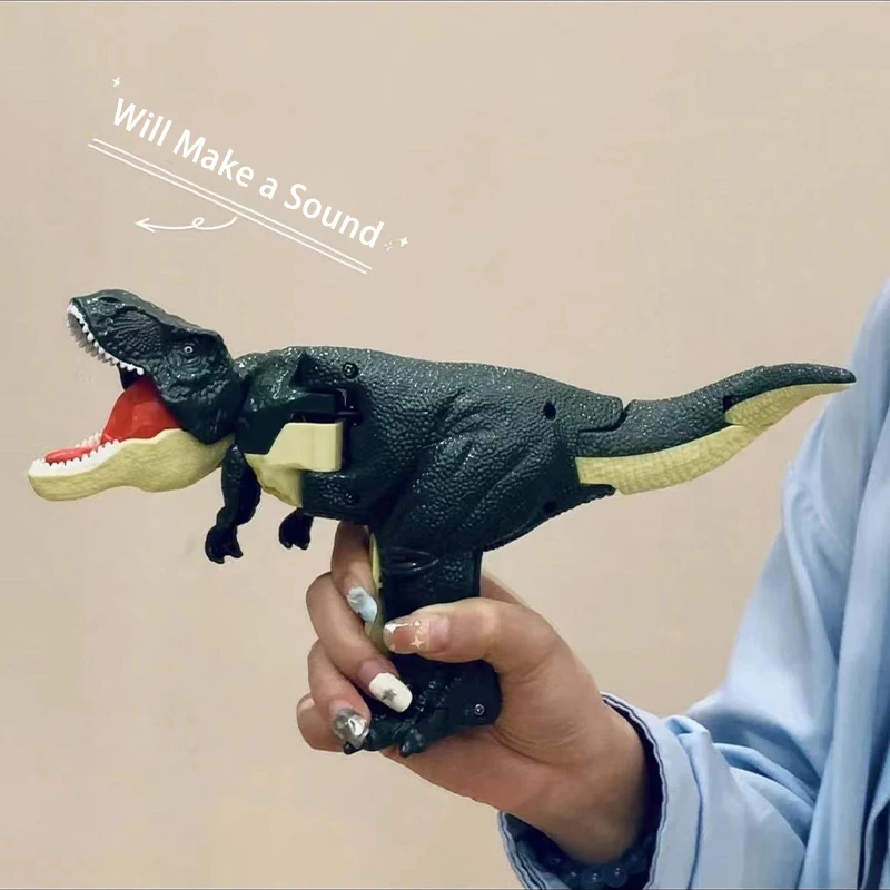 

Children Decompression Dinosaur Toy Creative Hand-operated Telescopic Spring Swing Dinosaur Fidget Toys Christmas Gifts for Kids