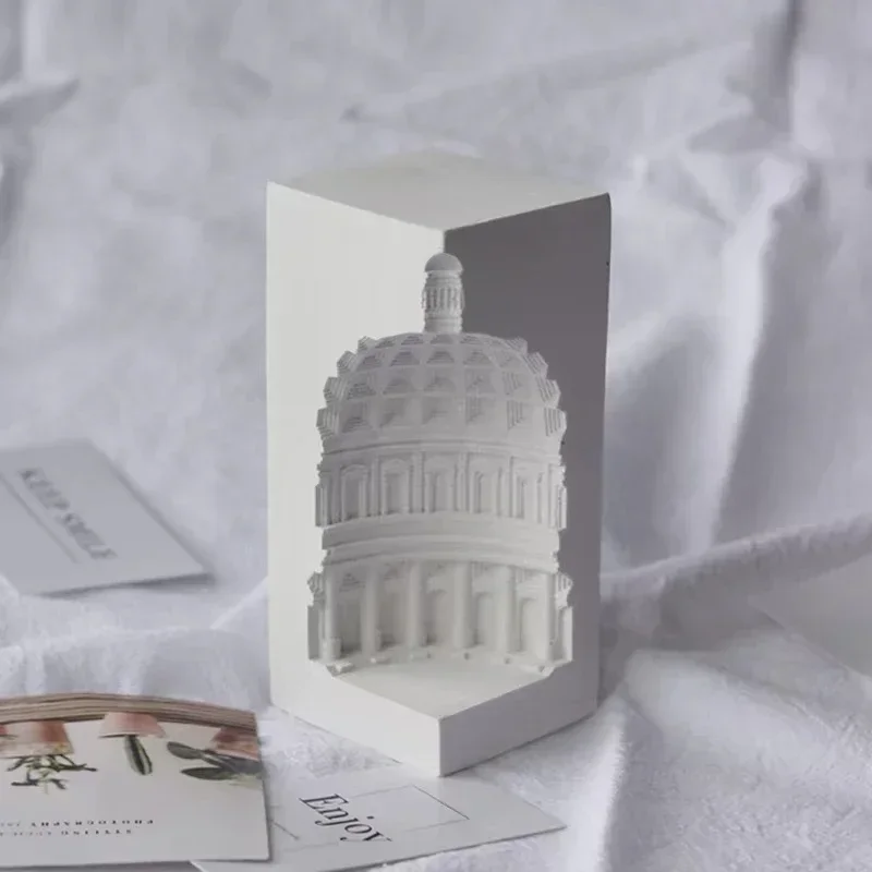 Архитектурная модель римская купольная колонна пантеона греческий храм здание