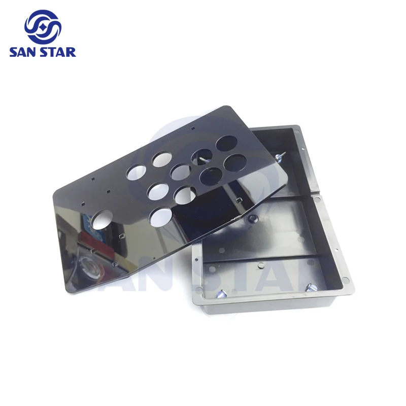 

Acrylic Panel10 Buttons DIY Sets Arcade Game Stick Box Joystick Case For Arcade Fightbox Hitbox Controller Kits Part