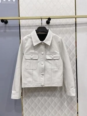 

Sheepskin Jacket Real Clothing Spring Autumn Genuine Jackets for Women Tops Short Leather Coat Casacos Zm