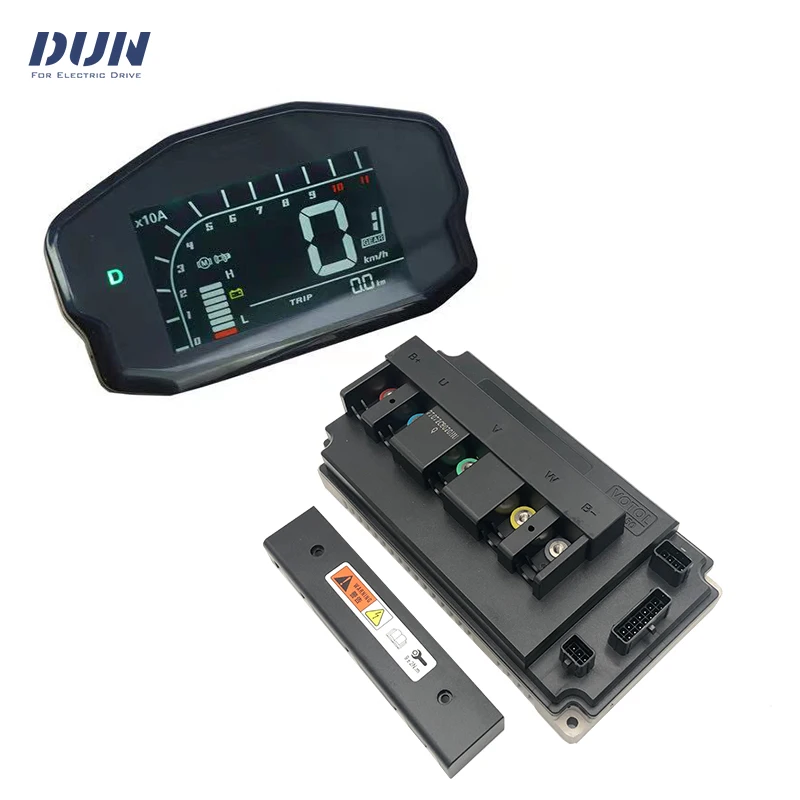 

VOTOL EM150 72470S 180A 4KW Sine Wave BLDC Controller For QS Hub Mid-Drive Spoke Motor with DKD LCD One-LIN Speedometer