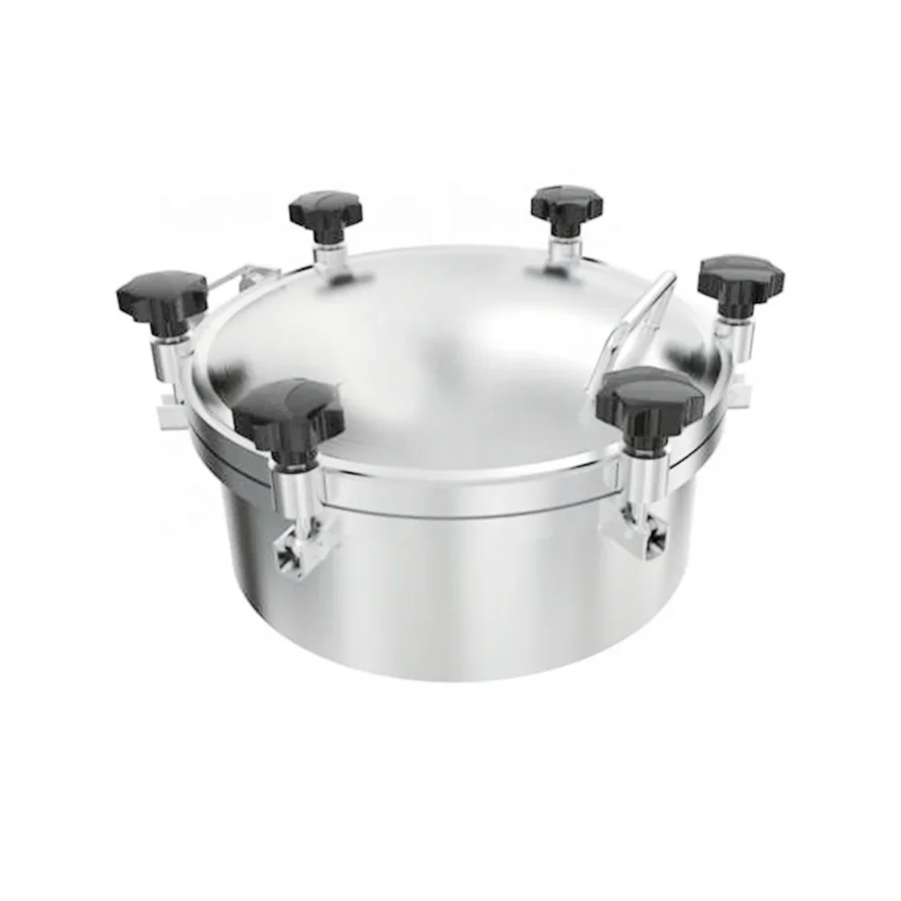 Санитарный люк из нержавеющей стали диаметром 300 мм для резервуара