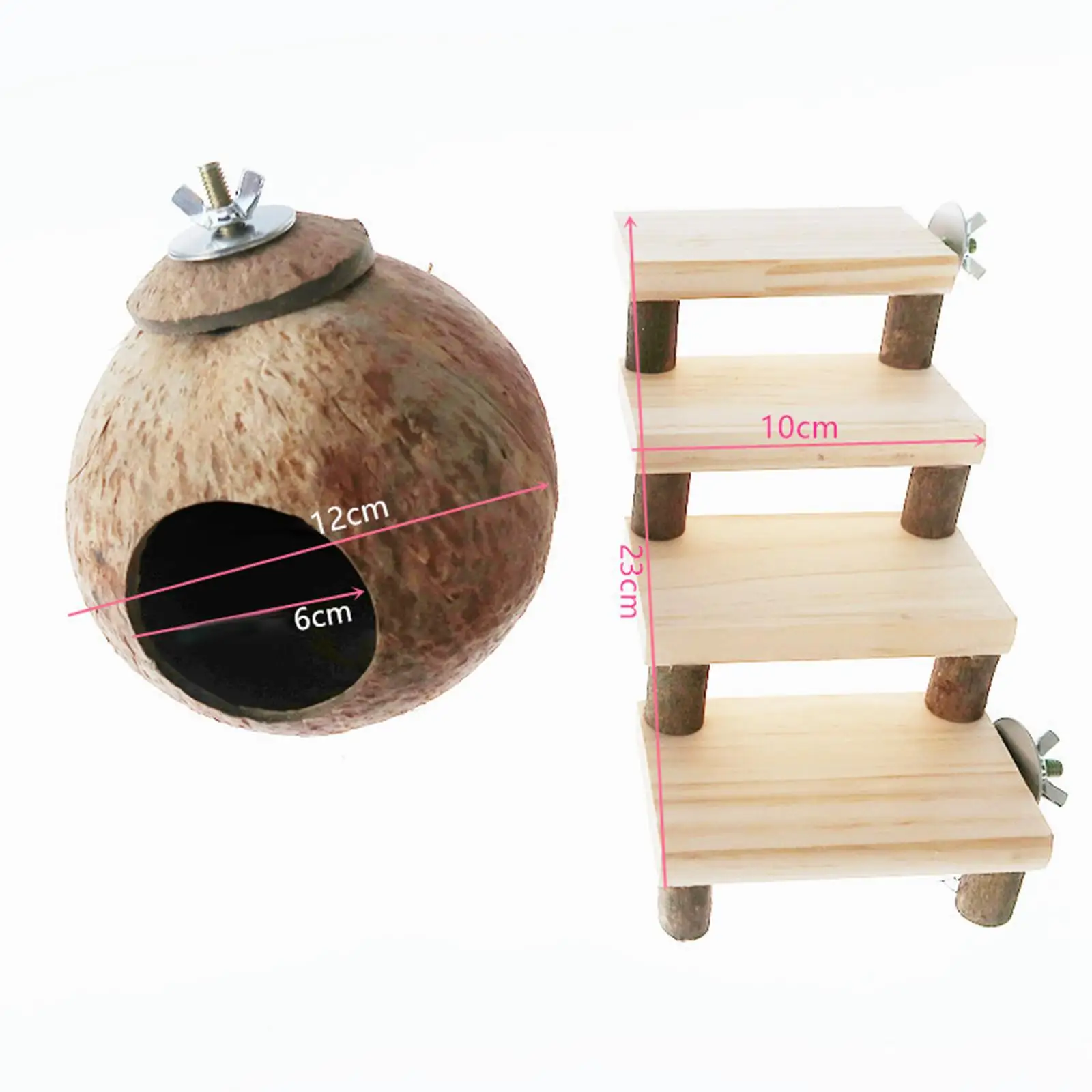 Домик для кокосового хомяка клетка мелких животных декор среды обитания