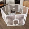 North States MyPet Petyard Passage Yard for Pets, Gray Plastic playpen dog 1