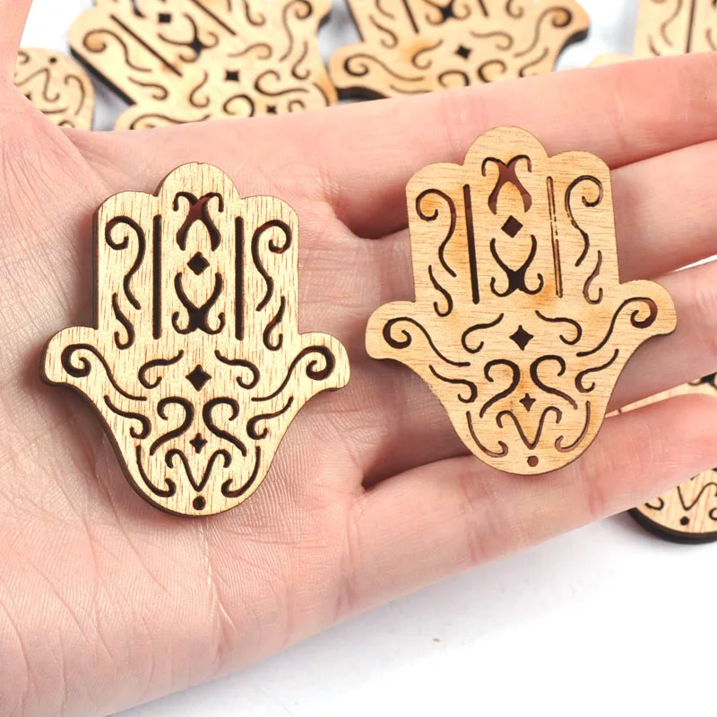 20 шт. деревянные аксессуары для украшения дома 43 х49 мм