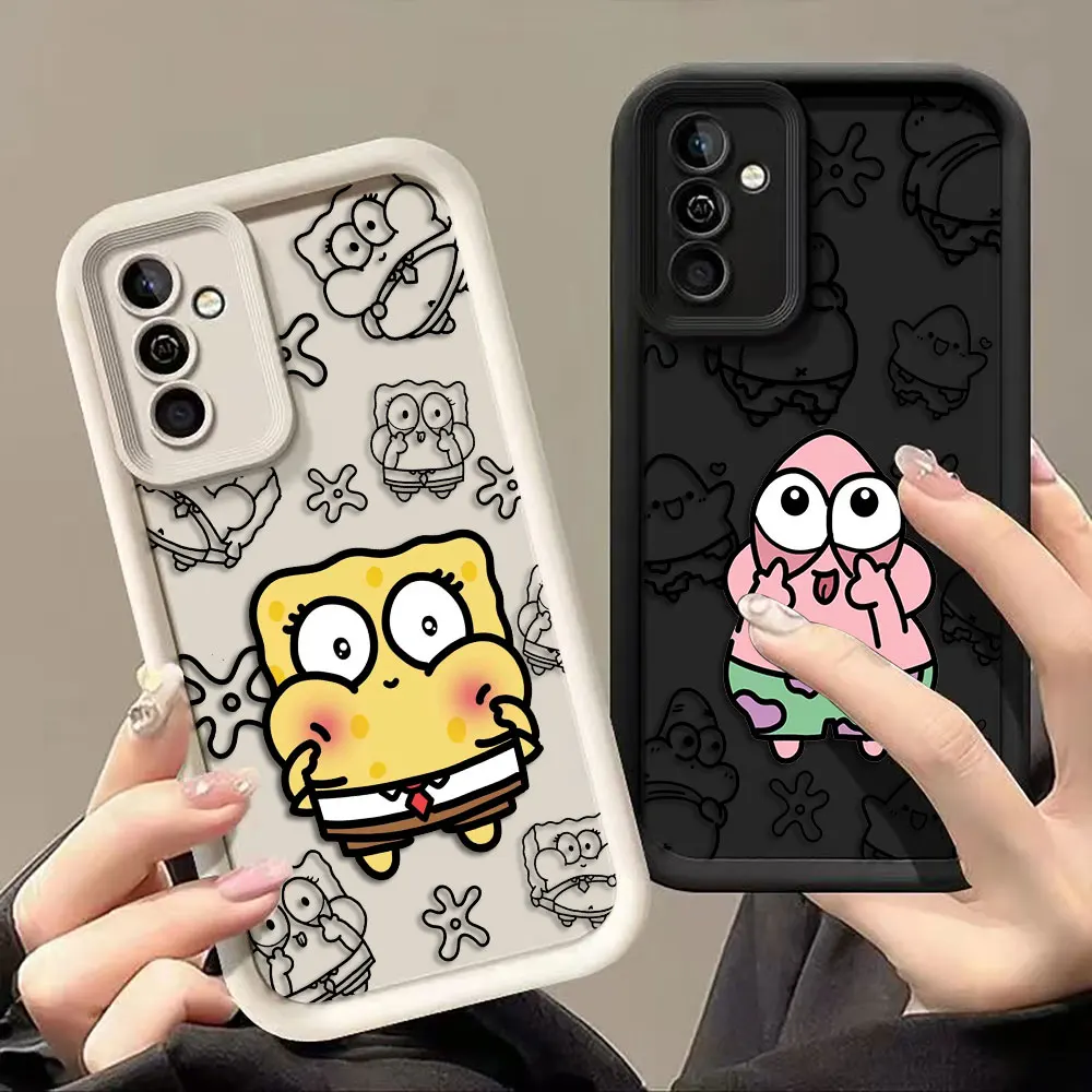 Фото Чехол для телефона S-SpongeBob S-SquarePants для Samsung A07 A50 A70 A03 A03S A04E A05 A05S A06 A11 A12 M23 M31 M51 M54 NOTE 20 №1