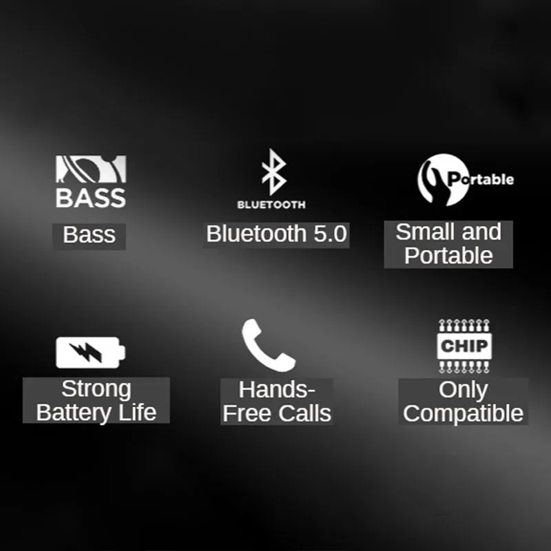 Bluetooth 5.0 динамик с выходной мощностью беспроводной s mini водонепроницаемый