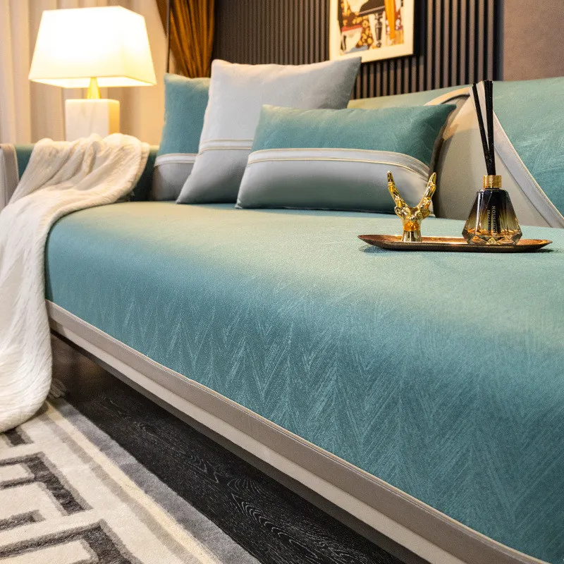 

High Precision Jacquard Cover for Sofa 3 4 Seats Non-slip Recliner Armchair Cover L Shaped Couch Slipcover Furniture Protector