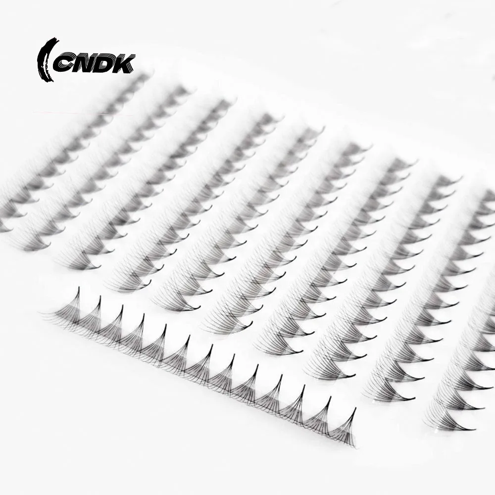 Фото 1600 Вентиляторов 0,05 ручной работы 8-30D Rapid Mega Storage Lash Tray Готовая заостренная база Promade Volume Fans Sharp Pointy Stem Свободный вентилятор №3