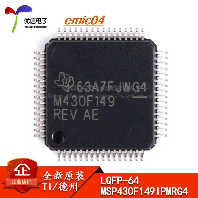 

Оригинальный stock MSP430F149IPMRG4 QFP-64