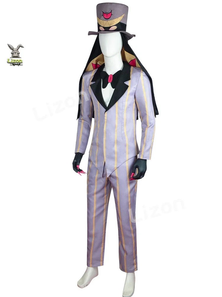 Аниме Sir Pentius костюмы для косплея шляпа галстук-бабочка брюки платье наряд мужчин