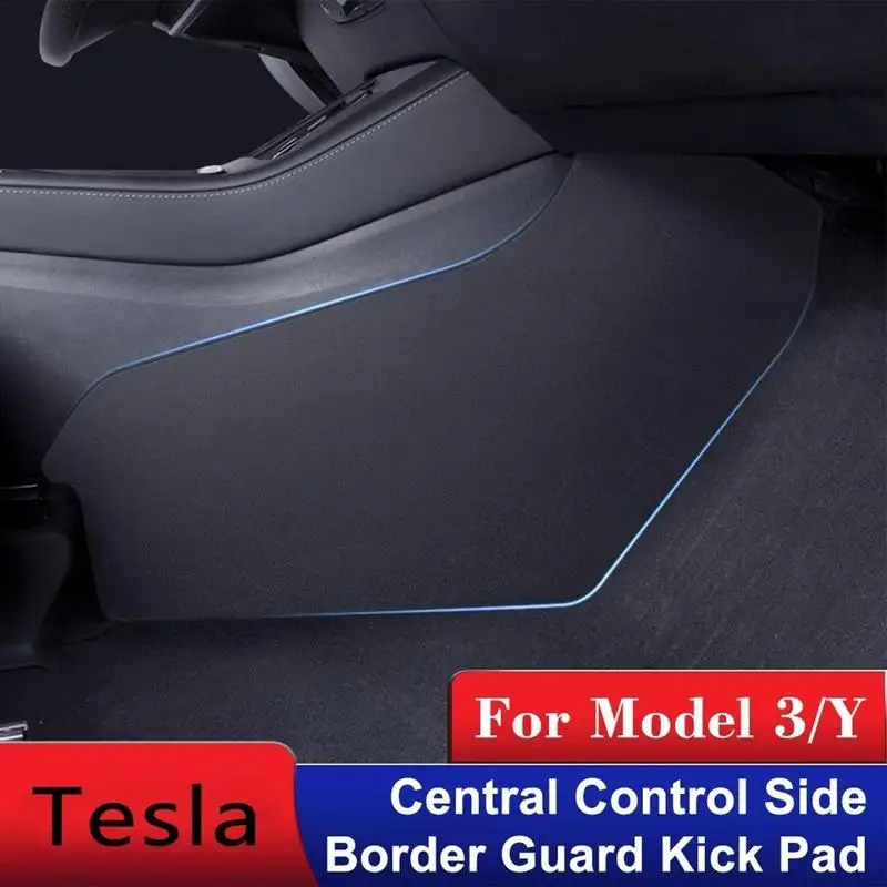 

Anti Kick Pad For Tesla Model 3 Model Y Car Central Control Side Defense Kick Pads Protective Cover ABS Mat Interior Accessories