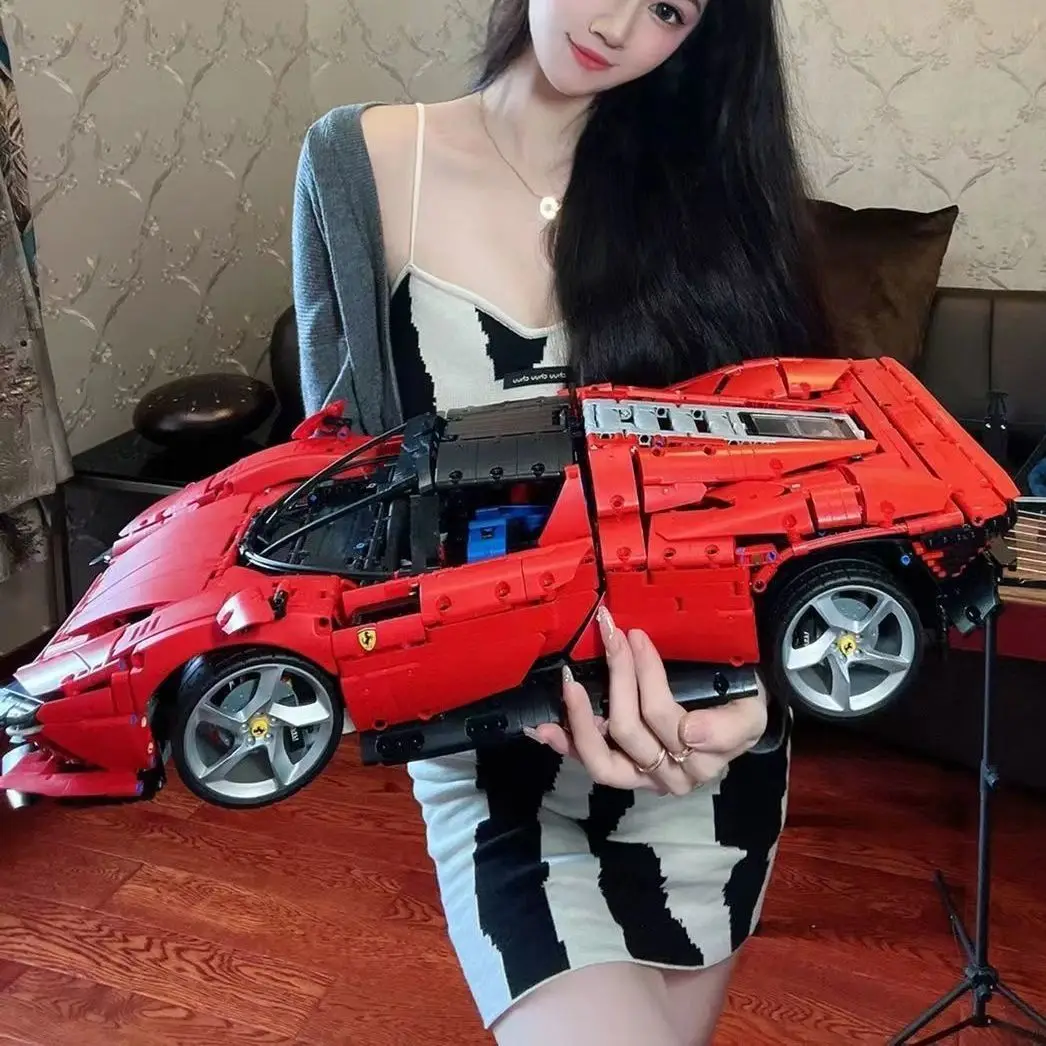 

Высокотехнологичные 3778 шт. технический феррированный Daytona SP3 совместимый 42143 строительный блок модели суперкар Игрушки для мальчиков девоч...