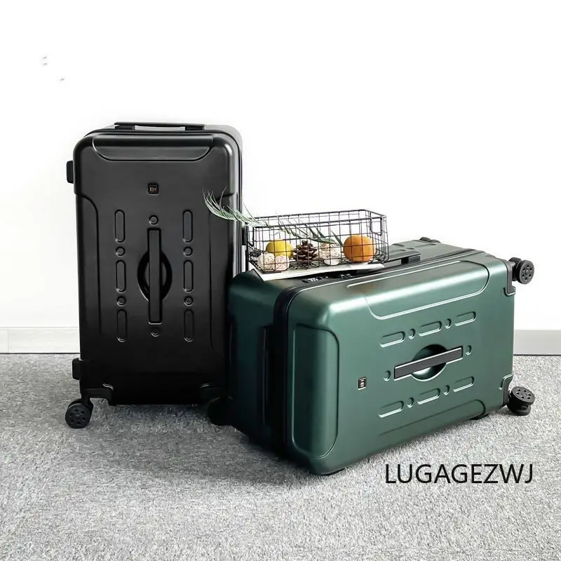 

Men Women fashionable Roller Trolley Case High-quality Large Capacity Long-distance Travel Luggage 26 Inch PC Suitcase