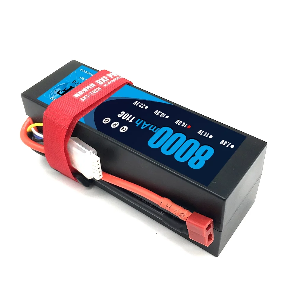 

DXF 8000MAH 110C 14,8 V 4S литиевая батарея модель корабля навигационная Модель A-cell