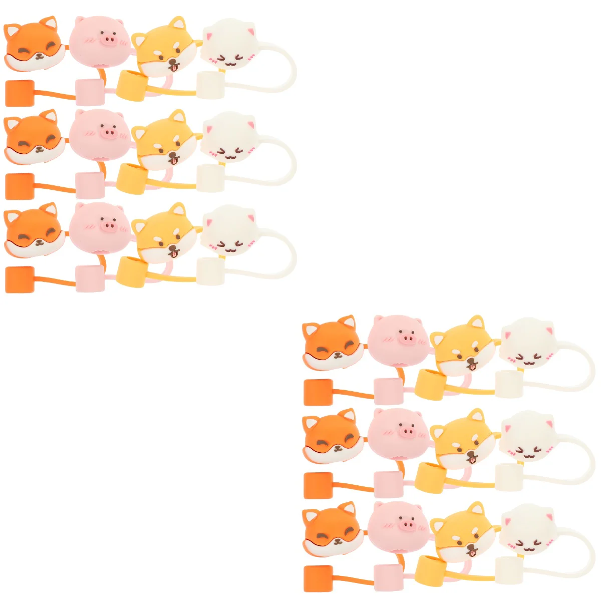 

Straw Covers Silicone Tips Cap Reusable Straws Cover Topperstumblers Plug Caps Tip