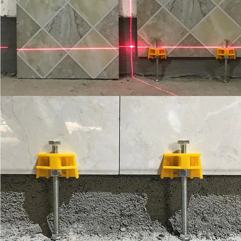 

Manual Ceramic Tile Locator, Wall Height Regulator, Fine Thread, Adjustable Construction Tool tile tools