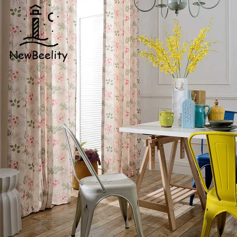 Современные занавески для гостиной столовой спальни идиллический американский