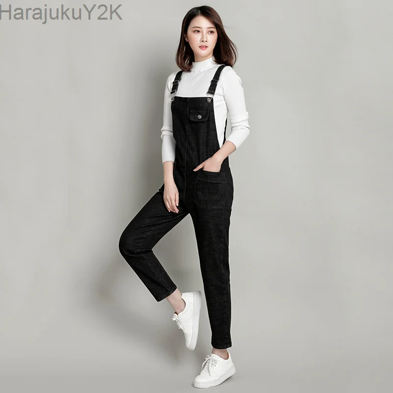 2022 New Fashion Women High Quality Ovealls Pants Winter and Autumn Cargo Pants Ladies