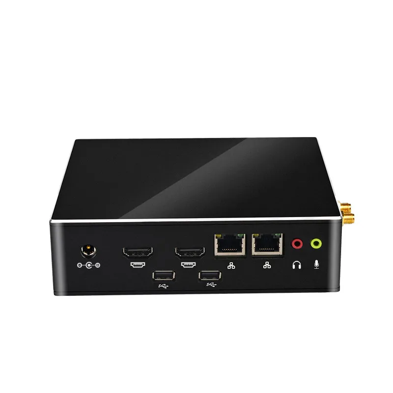 

Sunspad Mini PC core I3 10110U Win 11 wall-mounted desktop 2 lan and 2 HD-MI 4K display gaming mini pc computer