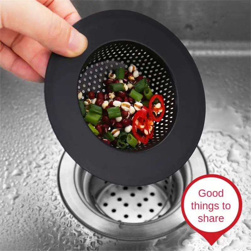 

Stainless Steel Sink Filter Trap Bathtub Hair Catcher Stopper Kitchen Food Slag Mesh Strainer Metal Floor Drain with Handle