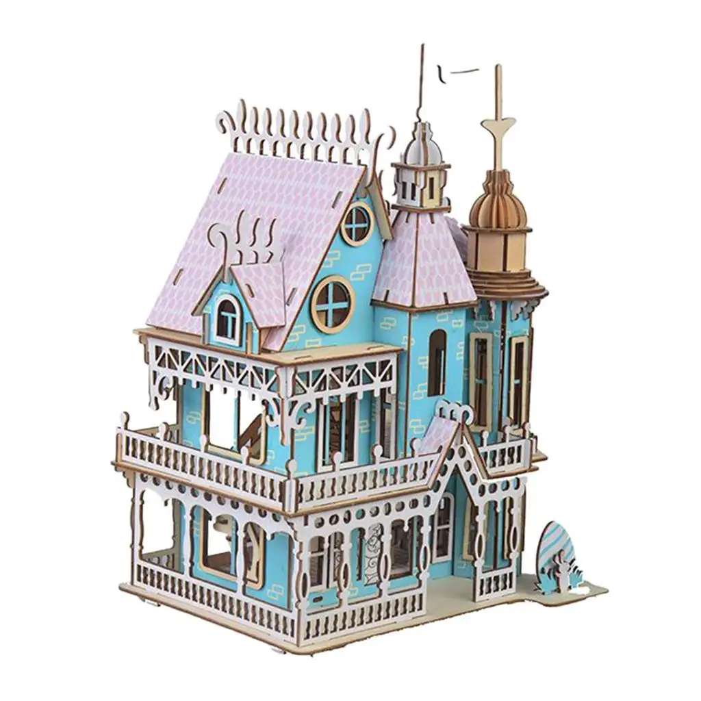 

3D DIY Assembled Wooden Puzzle Jigsaw Construction for Wife Girlfriend Teens