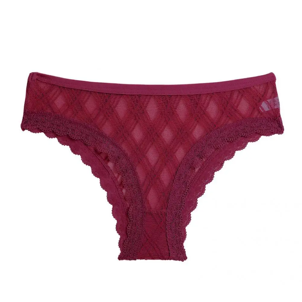 

Стильные женские кружевные трусы с низкой посадкой, дышащие Женские брифы для внутренней одежды