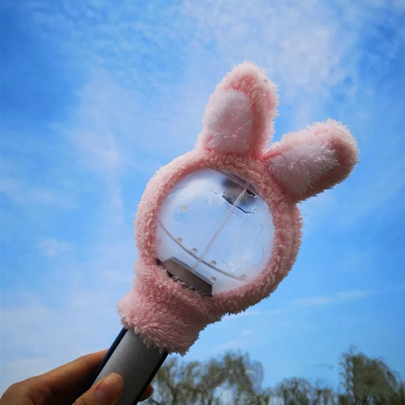 

Kpop Bangtan Boys Lightsitck Plush Cover Jung Kook Jimin Suga PERMISSION TO DANCE ON STAGE Light Stick Lamp Protective Cover