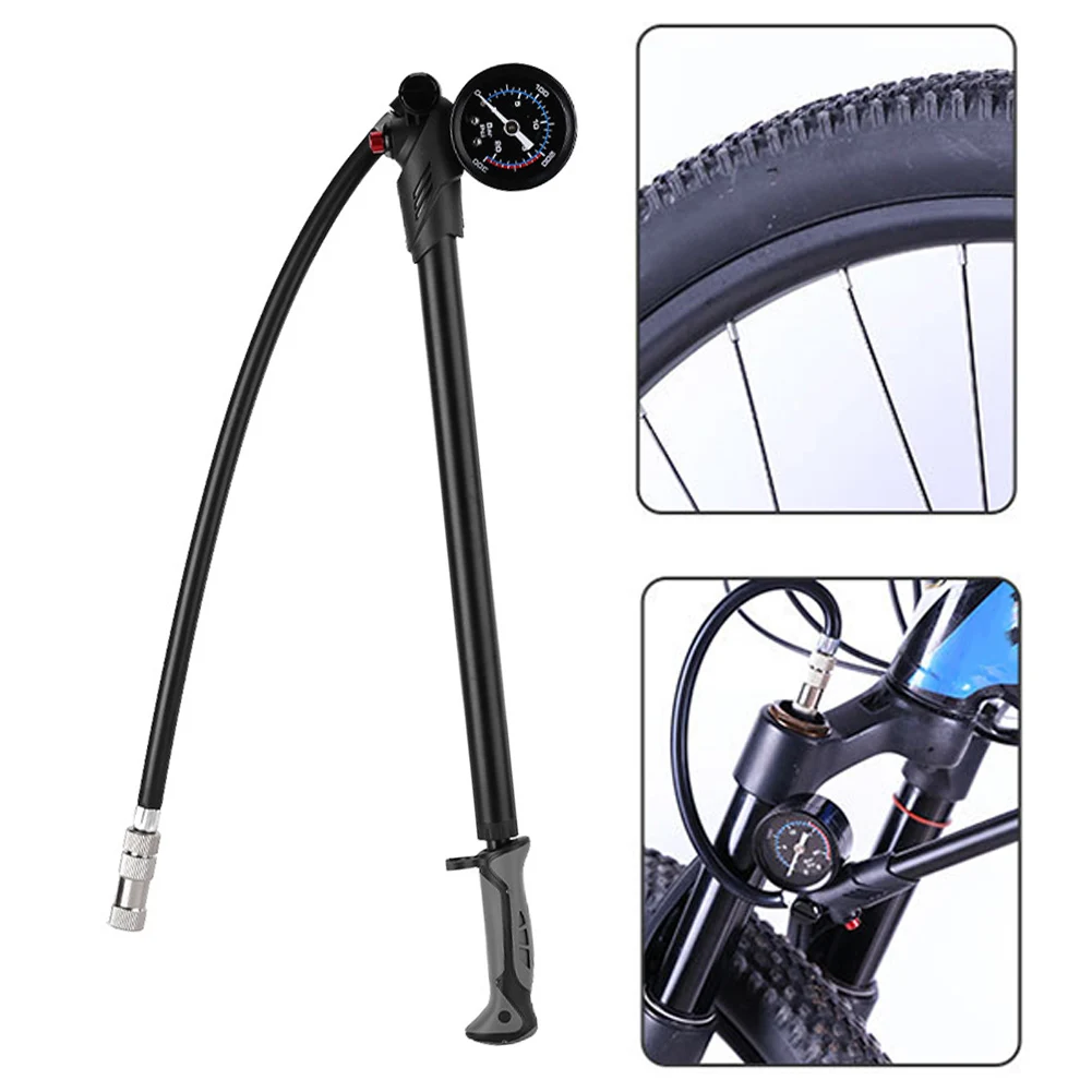 300PSI велосипедный воздушный насос высокого давления MTB амортизатор с метром