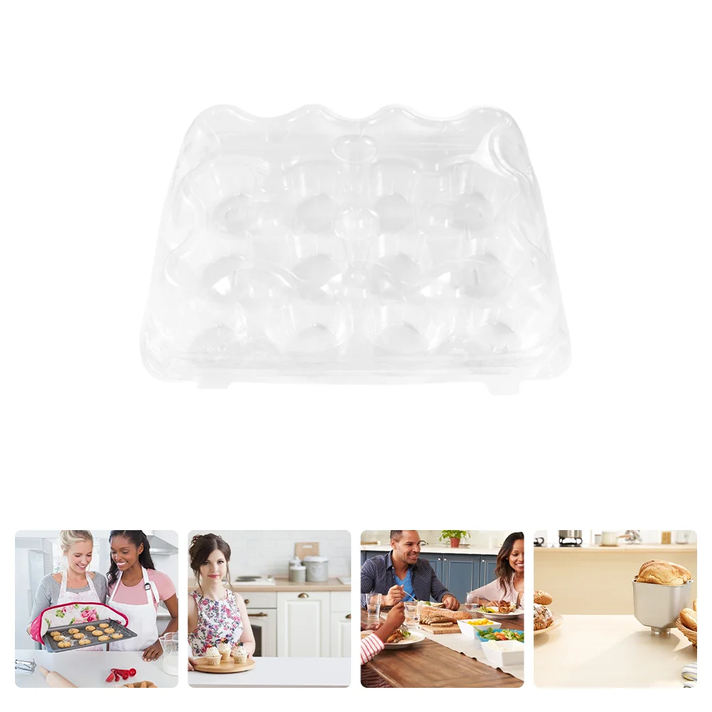 

2Pcs Cupcakes Bakery Boxes Cupcake Holder Cupcake Holders Cupcake Container for Packing Kitchen Home