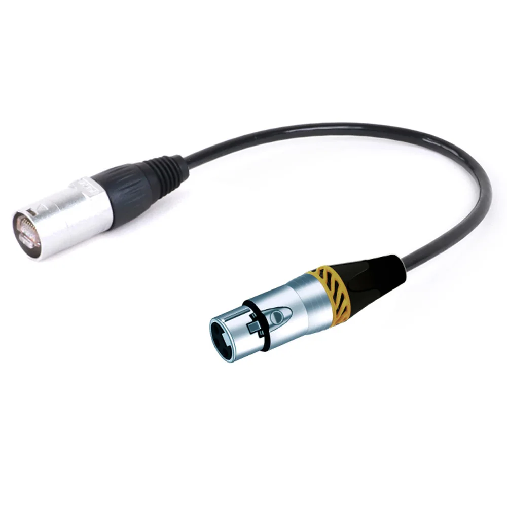 Кабель-удлинитель 3Pin XLR типа Мама к водонепроницаемому UTP RJ45 8P8C CAT5/5E папа