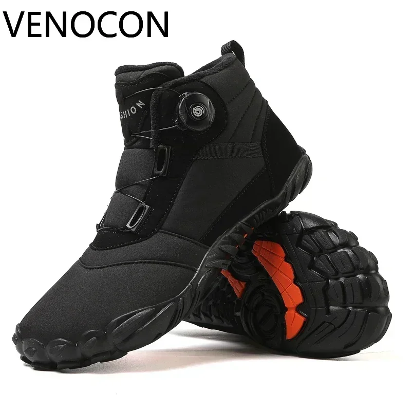 VENOCON минималистичные босоножки с широким носком мужские и женские зимние ботинки