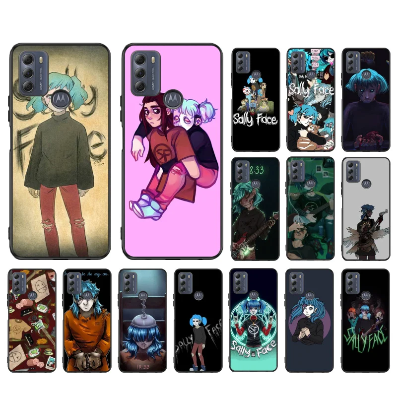 

Sally Face Game Phone Case for Motorola Moto One E7 power E7Plus E6S E20 E40 One Fusion plus Edge 20 Fusion