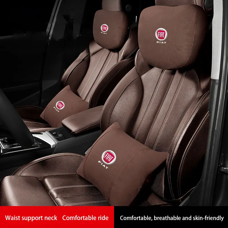 Автомобильная замшевая подушка для шеи подголовник поддержка поясного сиденья