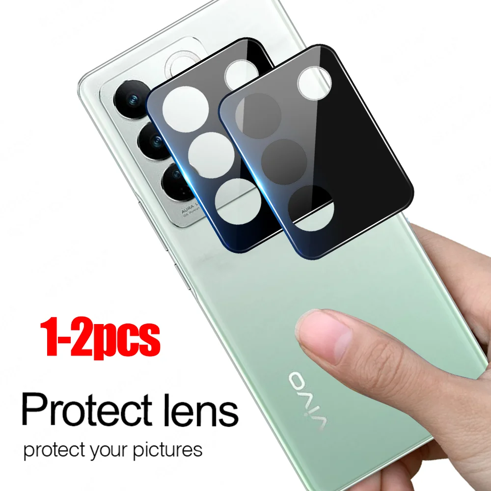 

1-2pcs Curved Lens Protective Glass For Vivo V27 S16 Pro 5G Full Cover Camera Screen Protector Case Vavo V27Pro S16Pro VivoV27