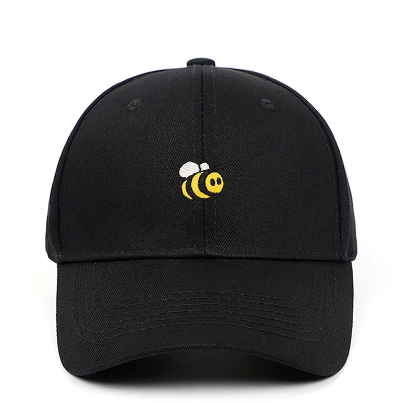

Women's hat fashionable baseball cap hip hop caps Men's fitted sports leisure fishing accessories sun cartoon honeybee hats 2022