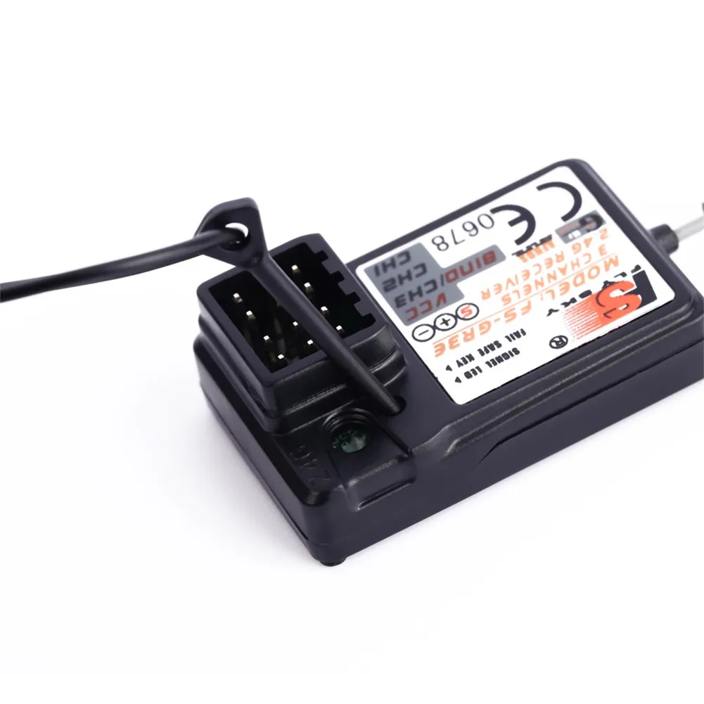 

Flysky FS-GR3E 3 Channel 2.4G GR3E Receiver With Failsafe GT3B GR3C Upgrade For RC Car Truck Boat GT2 Transmitter