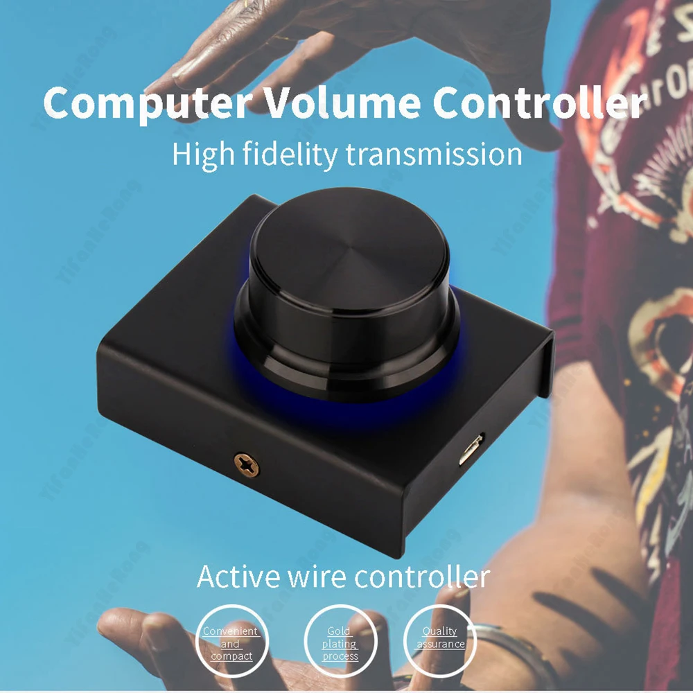 

USB Volume Control Audio Control Knob Plug And Play Computer Speaker Suitable For Windows XP/7/8/10